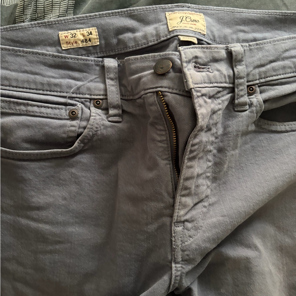 J. Crew Slim Men's Jeans in Light Gray Reimagined 32x34
